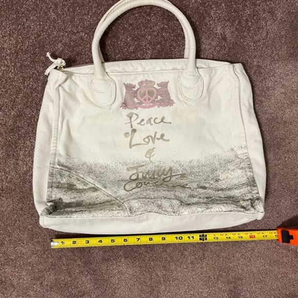 Vintage Juicy Couture Canvas Tote Bag - Picture 11 of 12